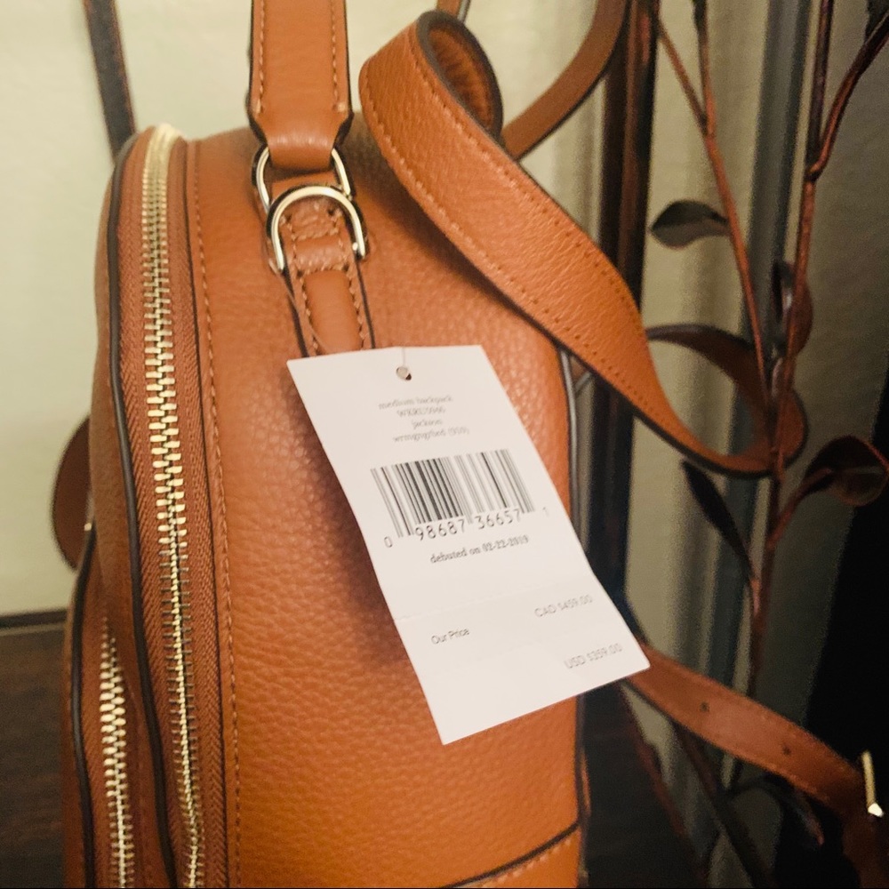 Kate spade medium Jackson backpack ginger leather - Picture 3 of 7